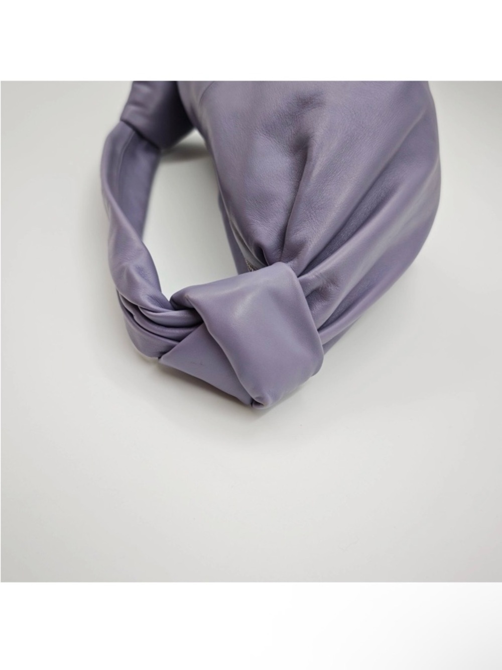 Bottega Veneta Lavender Knotted Shoulder Bag - Picture 9 of 14